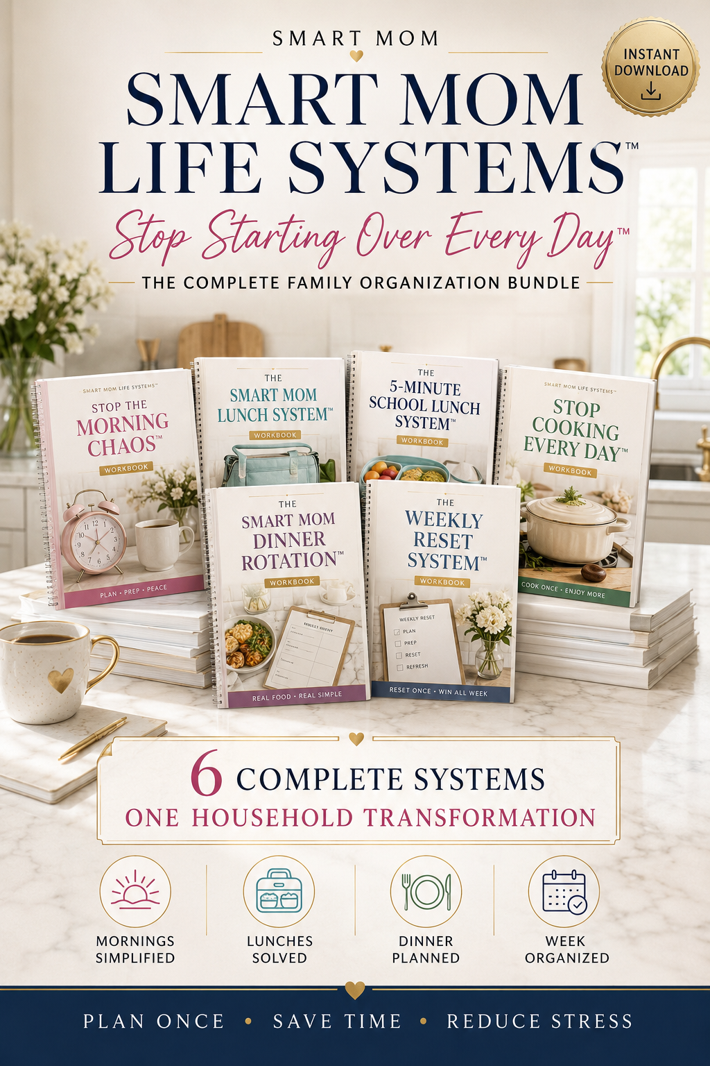 Smart Mom Life Systems complete 6 ebook bundle