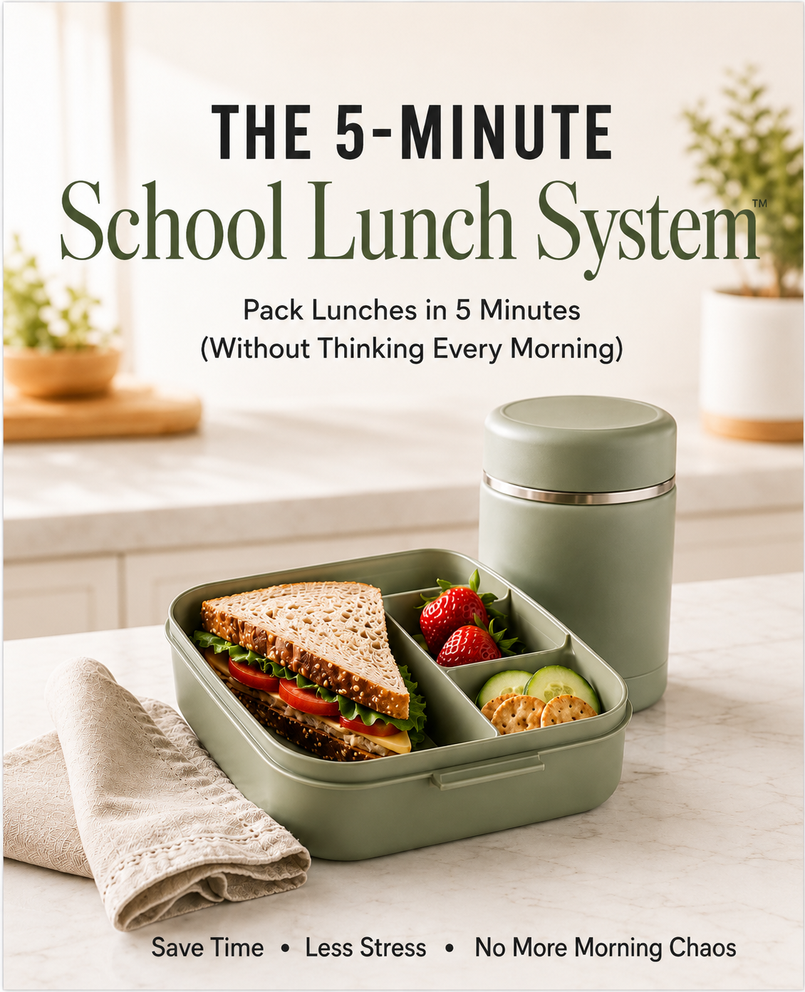 5-Minute School Lunch System premium cover