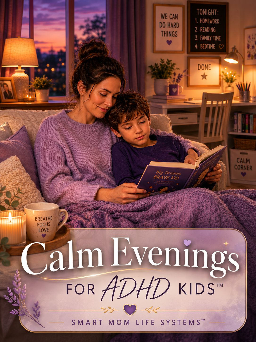 Calm Evenings for ADHD Kids cover