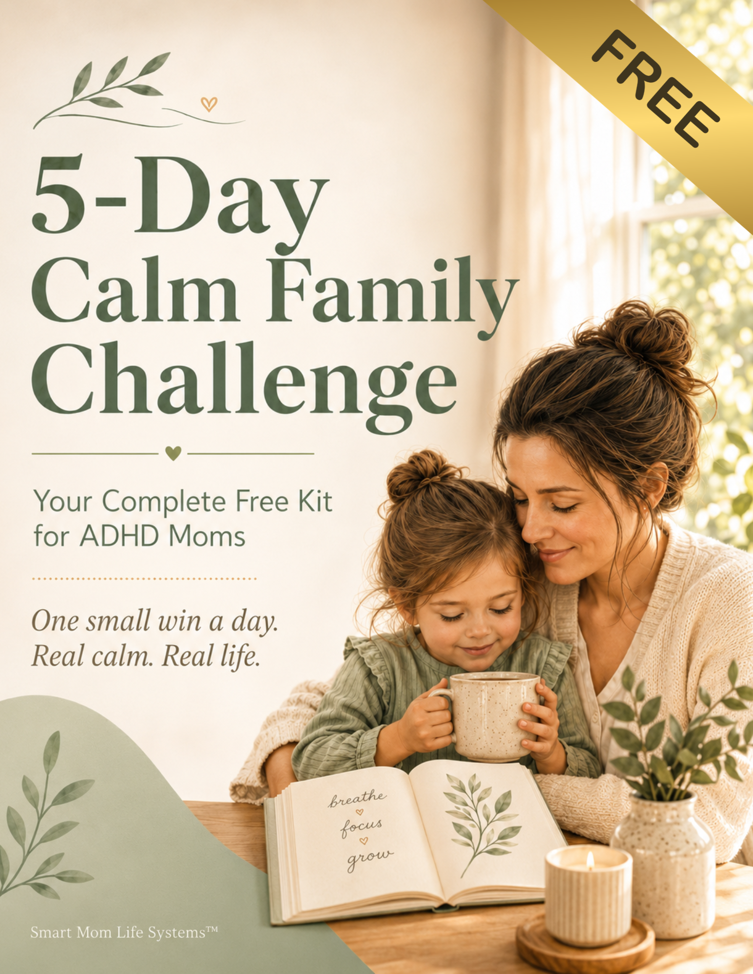 5-Day Calm Family Challenge free ADHD kit cover